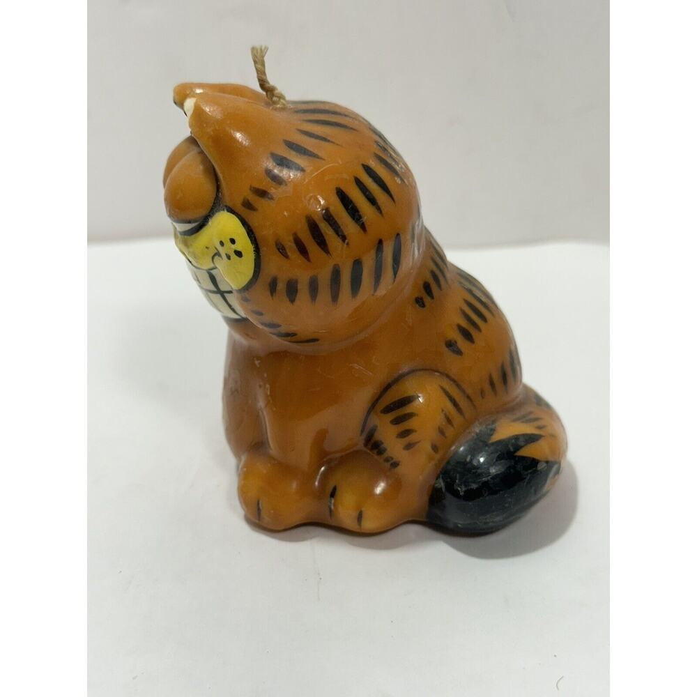 1978-1981 Garfield Unused Wax Candle 4x3” Never Lit See Pict Vintage Halloween - Picture 2 of 9